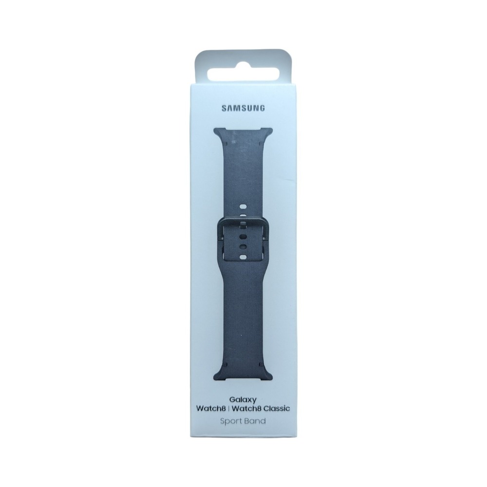29-O Samsung Sport Band for Galaxy Watch8 & Watch8 Classic M/L - Dark Gray